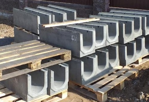 ЖБИ лотки водоотводные с решеткой в Липецке